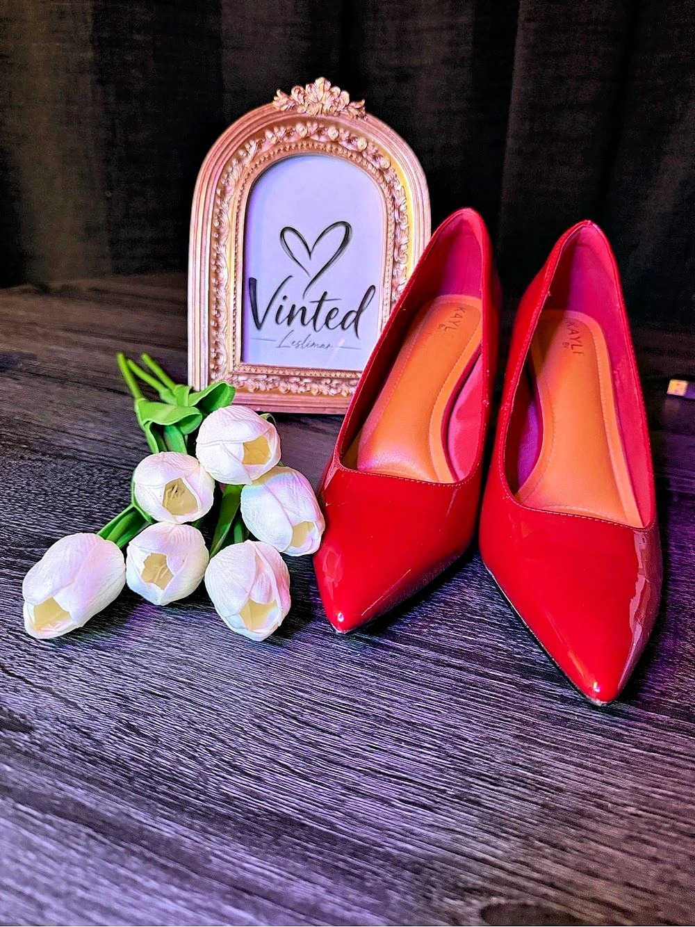 Pointed Toe Heels in Red Like New